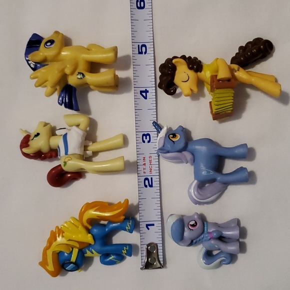 My Little Pony LOT 6 Ponies & Carry Case Kid's Toy Collectible Hasbro - Picture 6 of 9